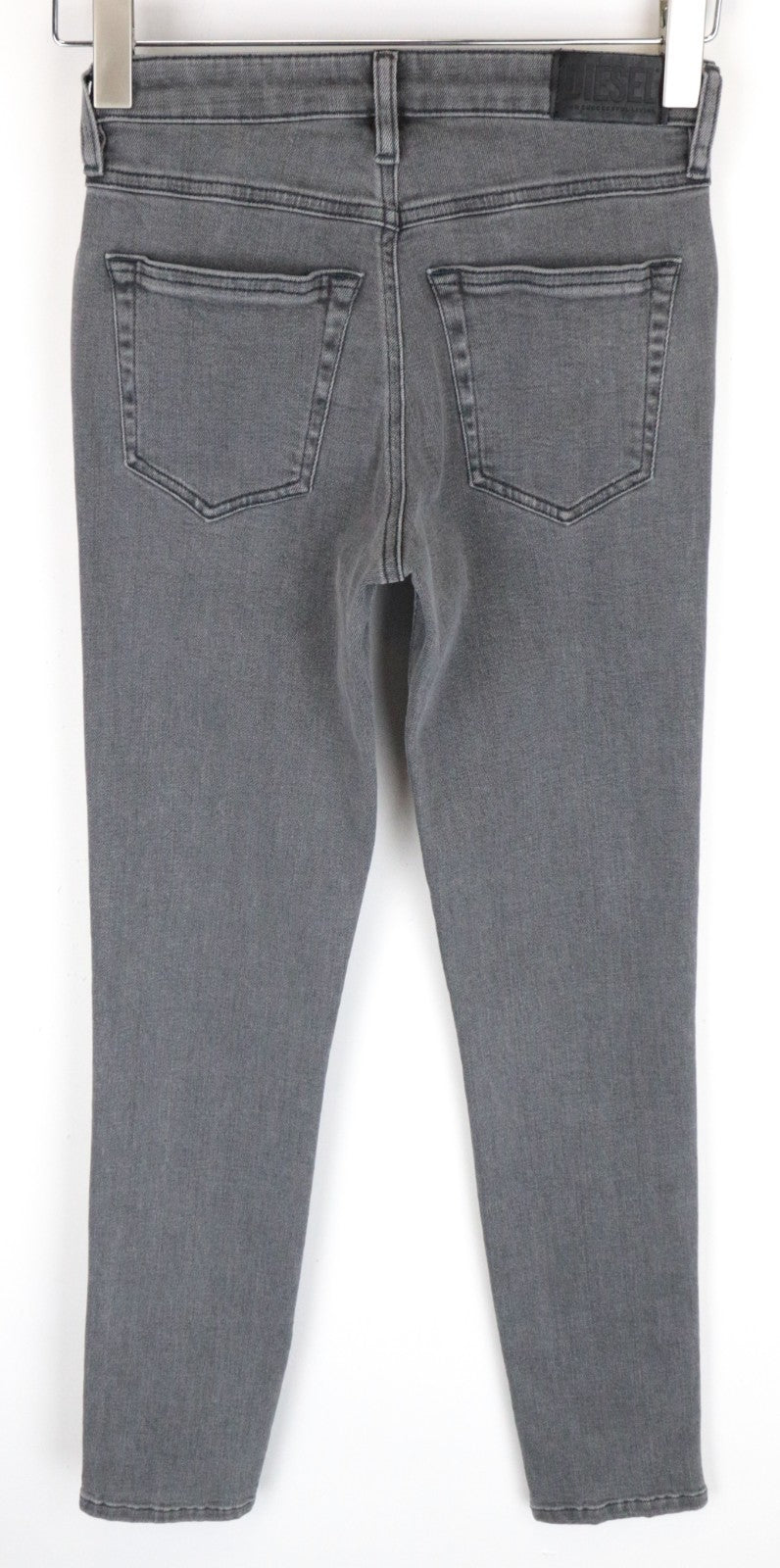 DIESEL Babhila 0890S Women Jeans W24/L32 Slim Skinny Fit Grey Stretch Girls