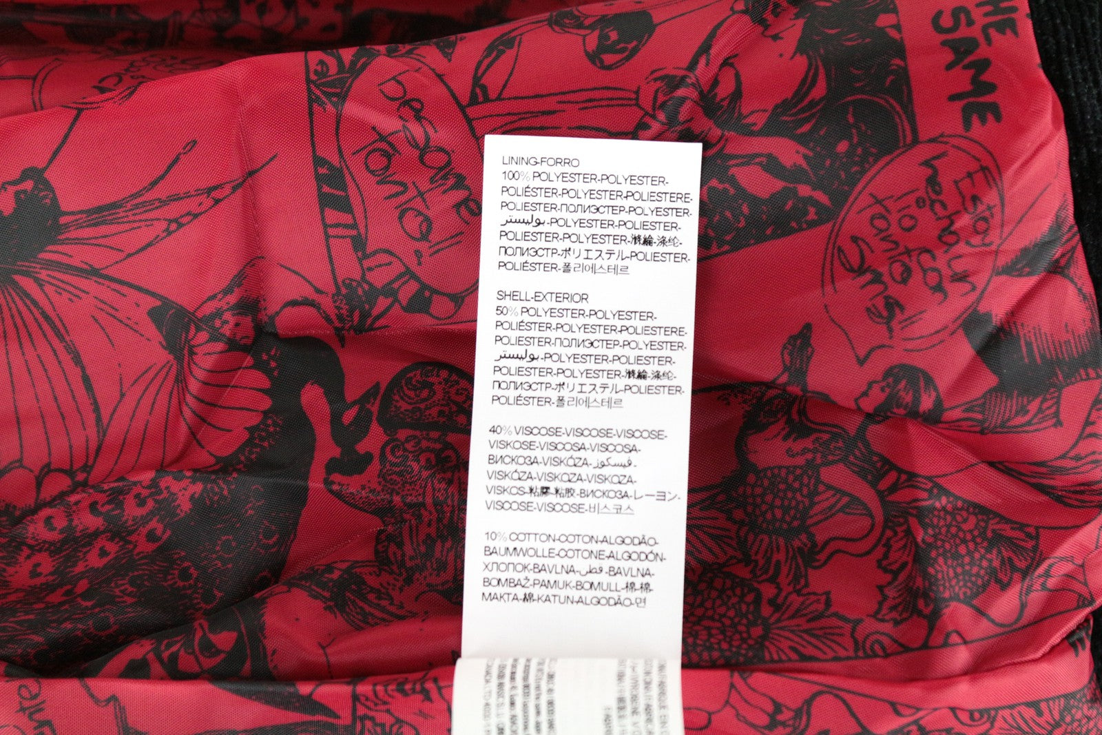 DESIGUAL Anna Laura Women Coat EU38 M Black Cotton Blend Single-Breasted Pattern