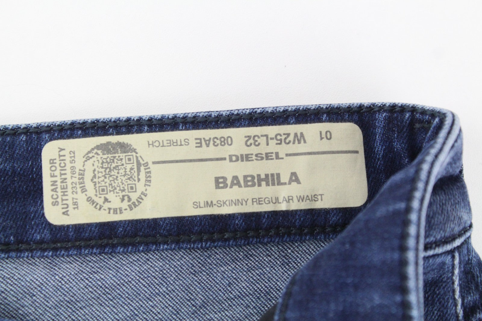 DIESEL Babhila 083AE Women Jeans W25/L32 Dark Blue Stretch Slim Skinny Fit*