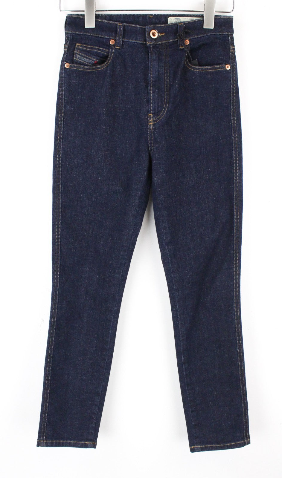DIESEL Babhila-High 069CF Women Jeans W25/L30 Dark Blue Stretch Slim Skinny Fit