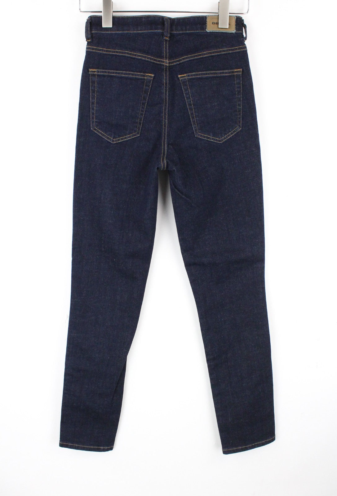 DIESEL Babhila-High 069CF Women Jeans W25/L32 Stretch Blue Zipped Slim Skinny