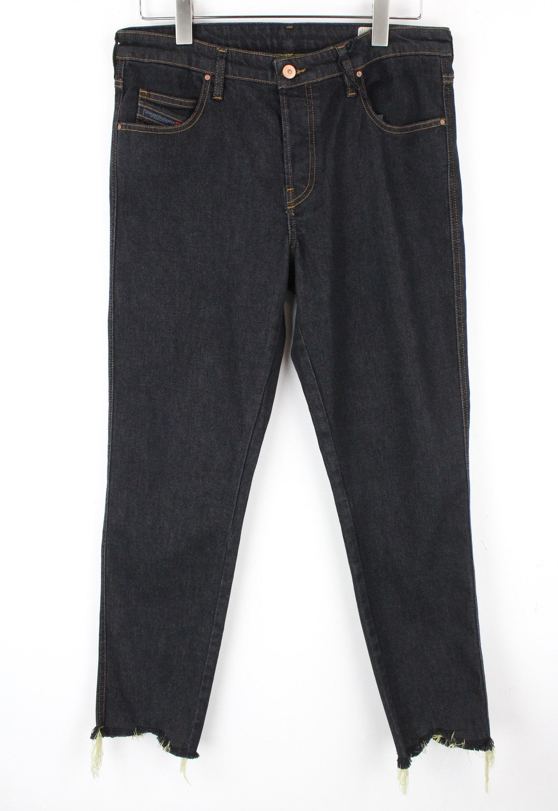 DIESEL Babhila 084XK Women Jeans W29/L32 Dark Blue Button-Fly Slim Skinny Fit