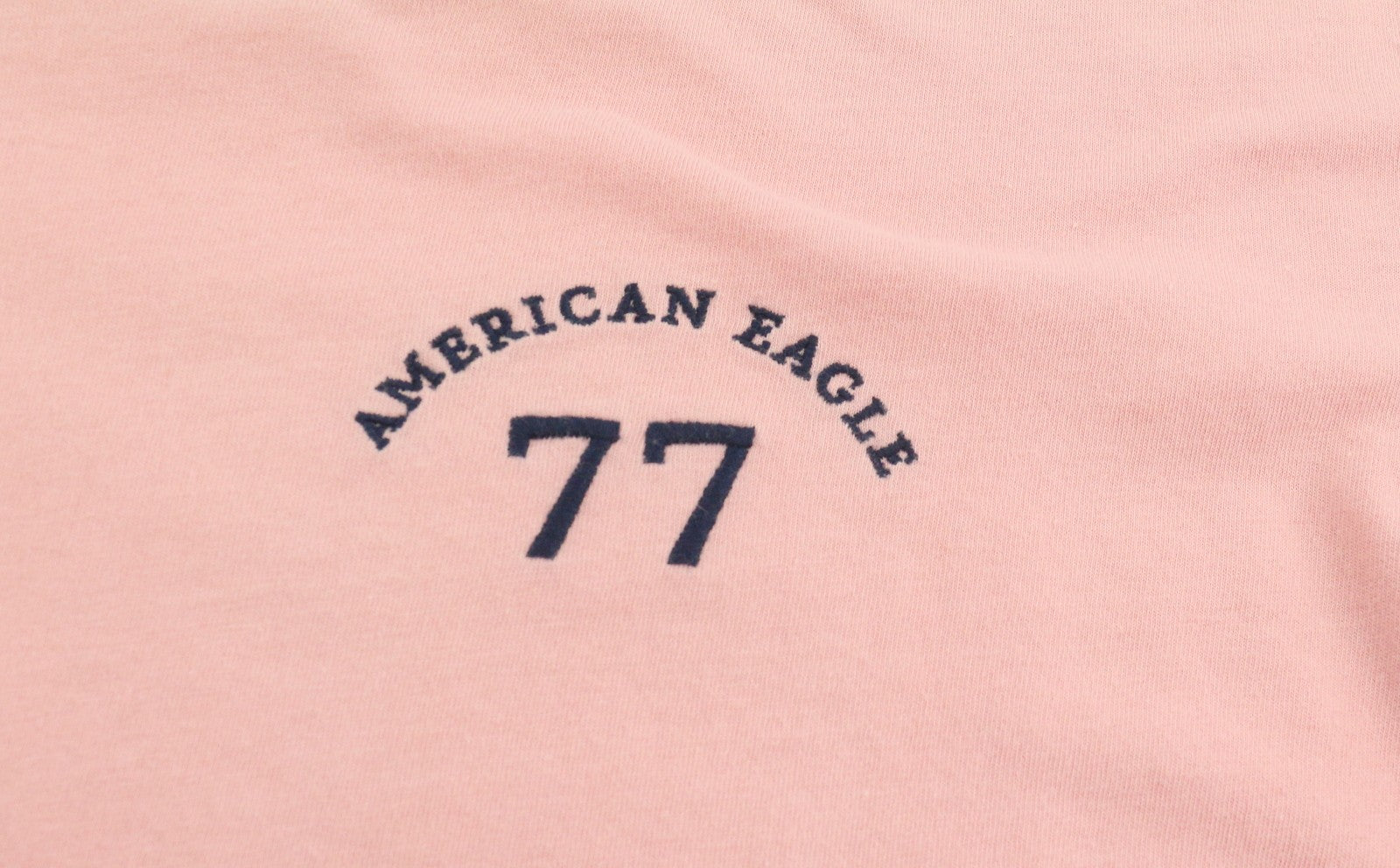 AMERICAN EAGLE OUTFITTERS Women T-Shirt XS Pink Tricot Cotton Crew Short Sleeved