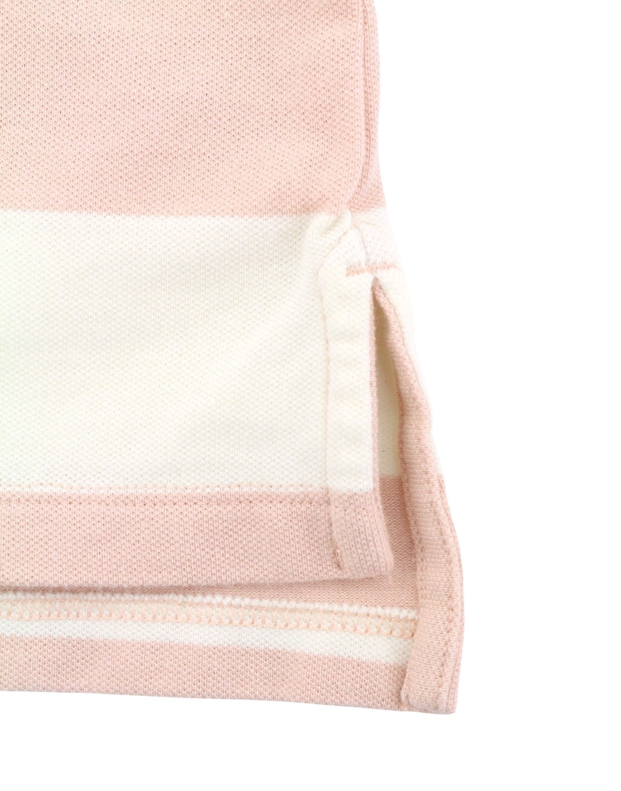 AMERICAN EAGLE OUTFITTERS Women T-Shirt XS Pink Striped Polo Short Sleeve