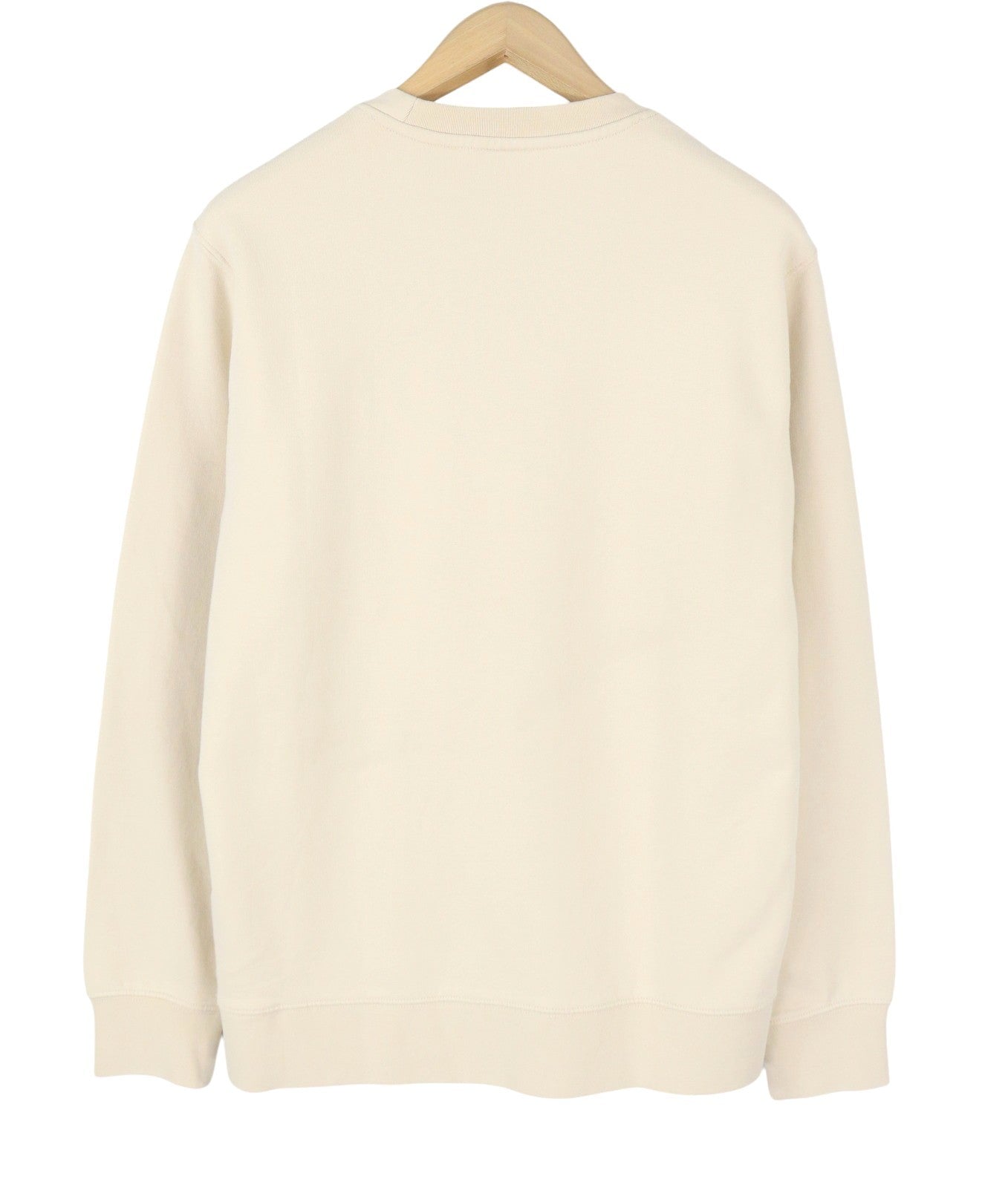 LEVI'S Standard Fit Men Sweatshirt M Beige Crew Neck Long Sleeve Pull On