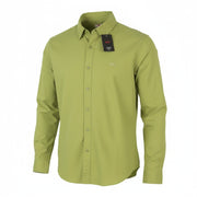 LEVI'S Battery Men Shirt XL Green Slim Fit Spread Collar Button-Up