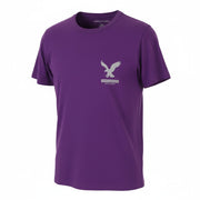 AMERICAN EAGLE OUTFITTERS Men T-Shirt S Purple Classic Fit Crew Short Sleeve