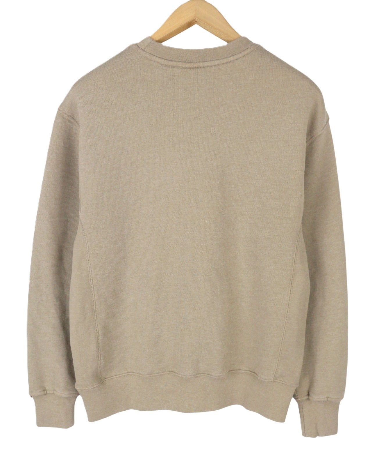 LEVI'S Relaxed Fit Men Sweatshirt XS Brown Melange Crew Neck Long Sleeve Pull On