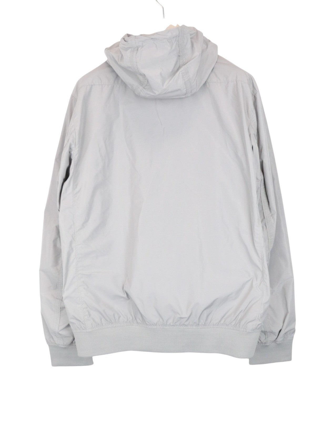 SCOTCH & SODA Men Jacket 2XL Classic Light Grey Hooded Windbreaker Zippered