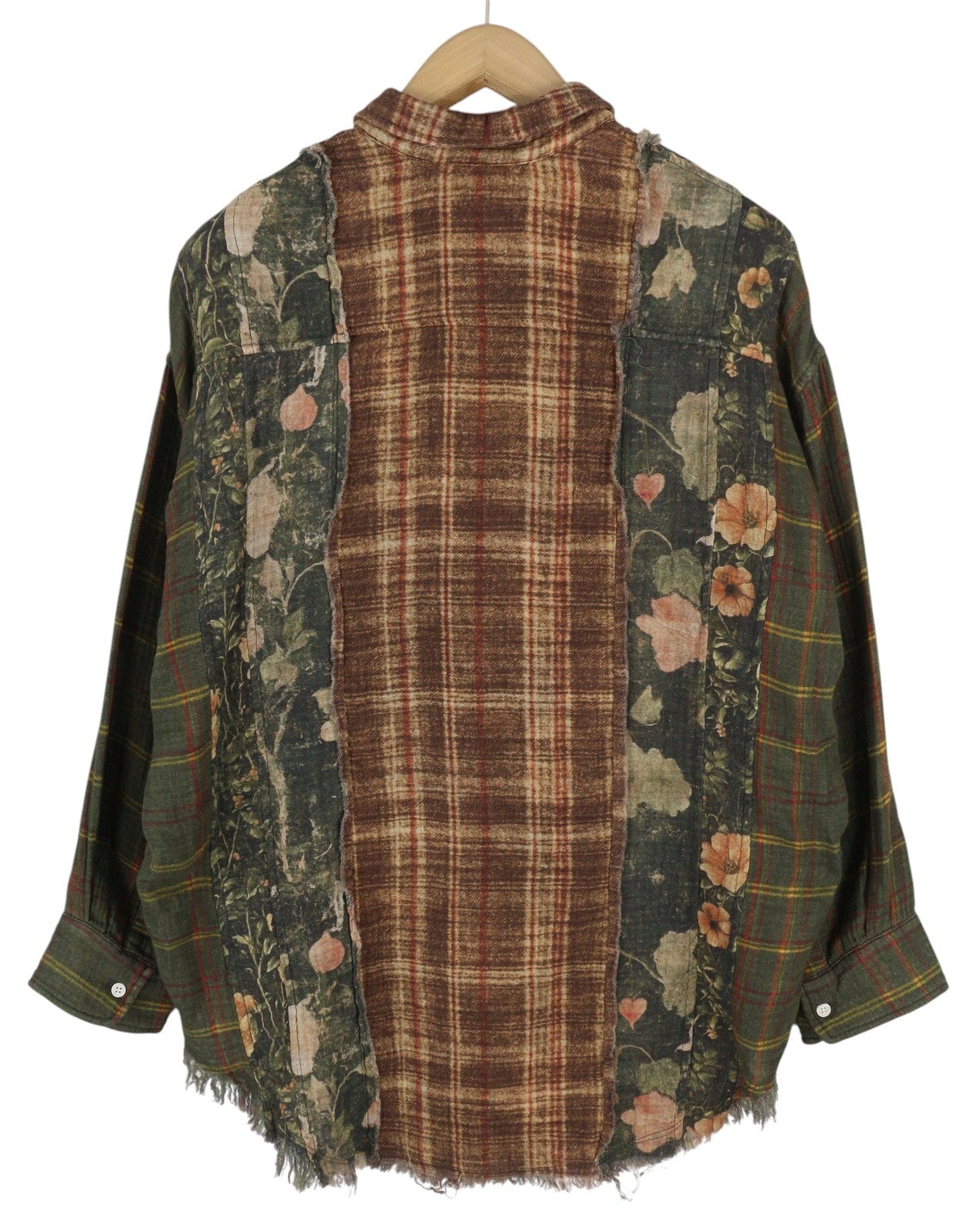 R13 Daugiaspalviai juostelių apvalios apykaklės moteriški marškiniai, XS dydžio, gėlėti, dideli, laisvi, FW25, RRP945