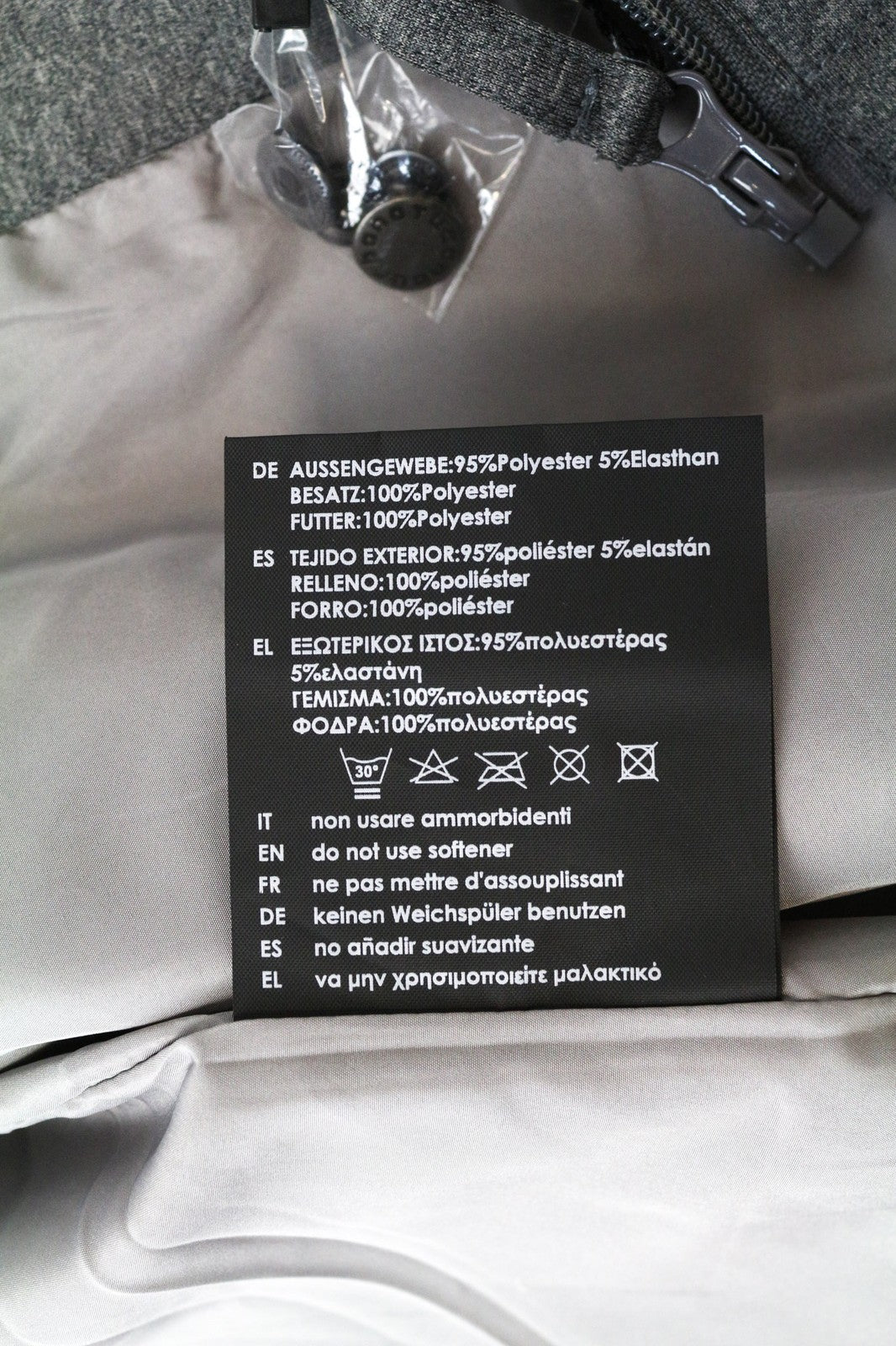 TUCANO URBANO Wilma moteriška striukė, pilka, motociklams, vandeniui atspari, šiluminė pamušalo medžiaga, EU40 