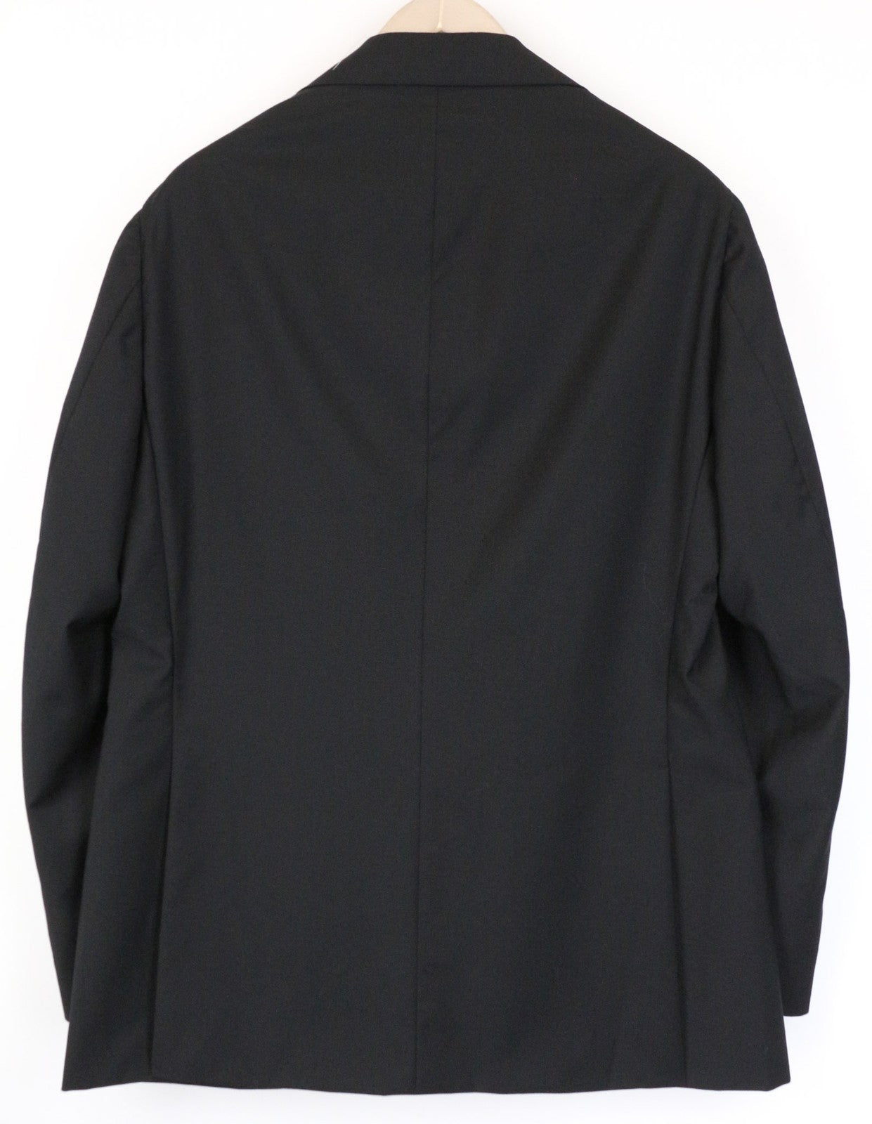 SUITSUPPLY La Spalla Men's Suit UK42R Black Wool 3Pc Tuxedo Classic Single Fit