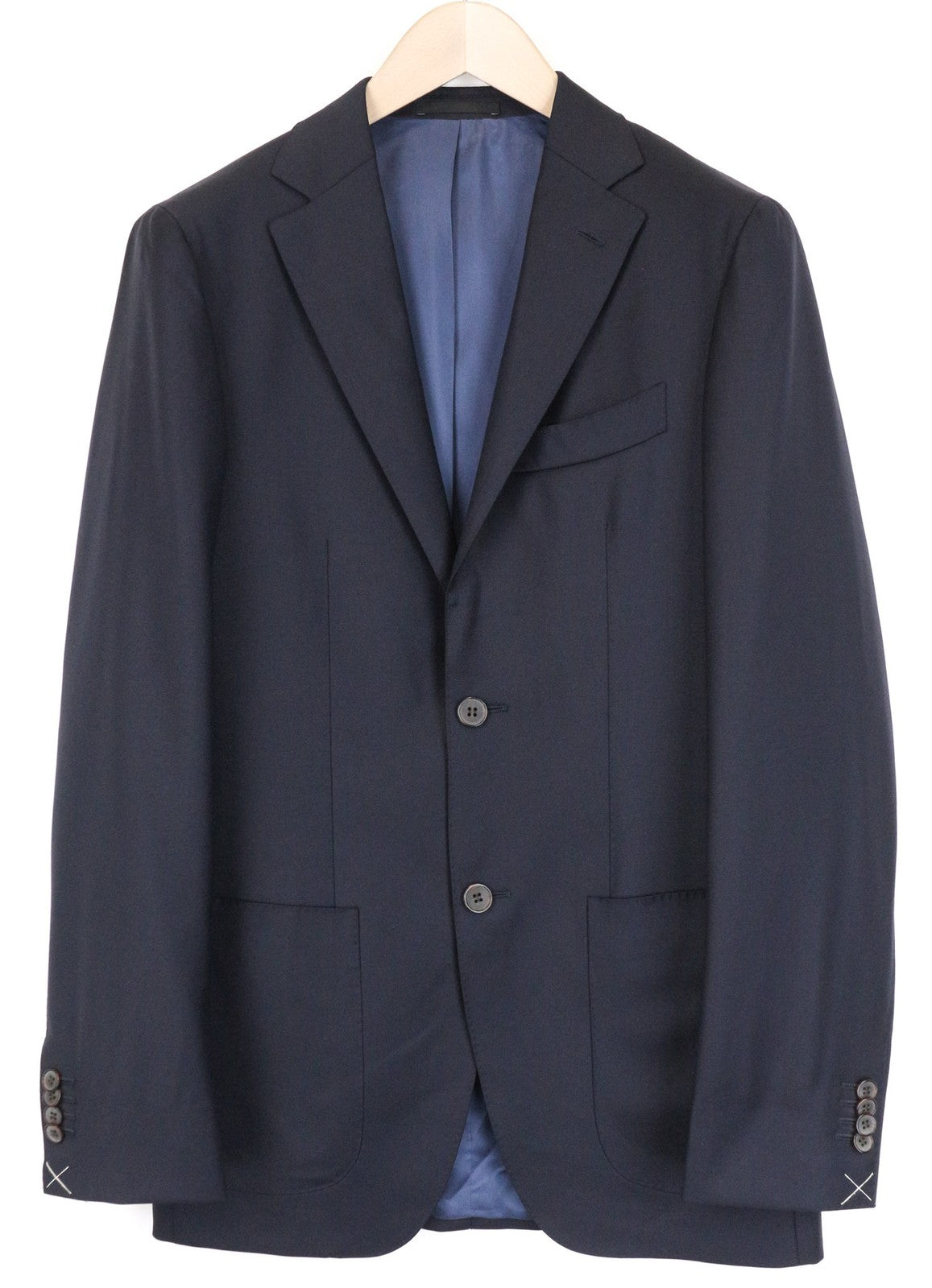 „SUITSUPPLY Havana Blueline“ vyriškas švarkas, UK36L, formalus mėlynas, vilnonis, vienaeilis 