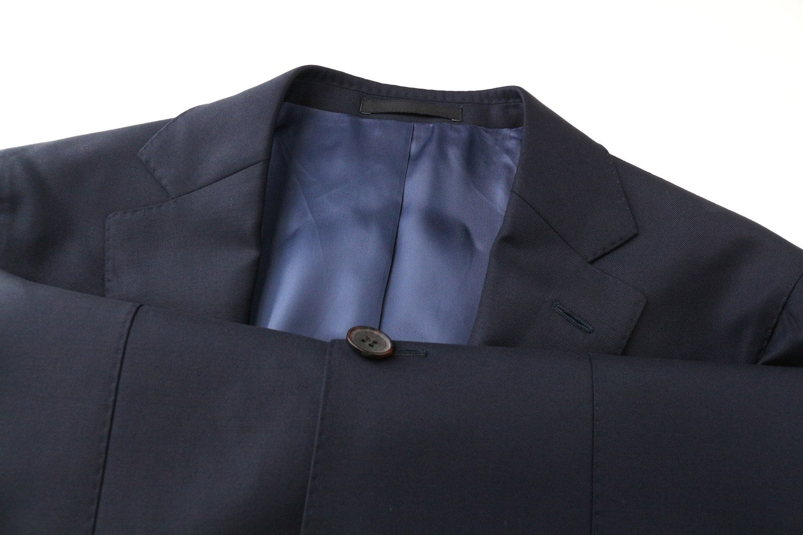 „SUITSUPPLY Havana Blueline“ vyriškas švarkas, UK36L, formalus mėlynas, vilnonis, vienaeilis 