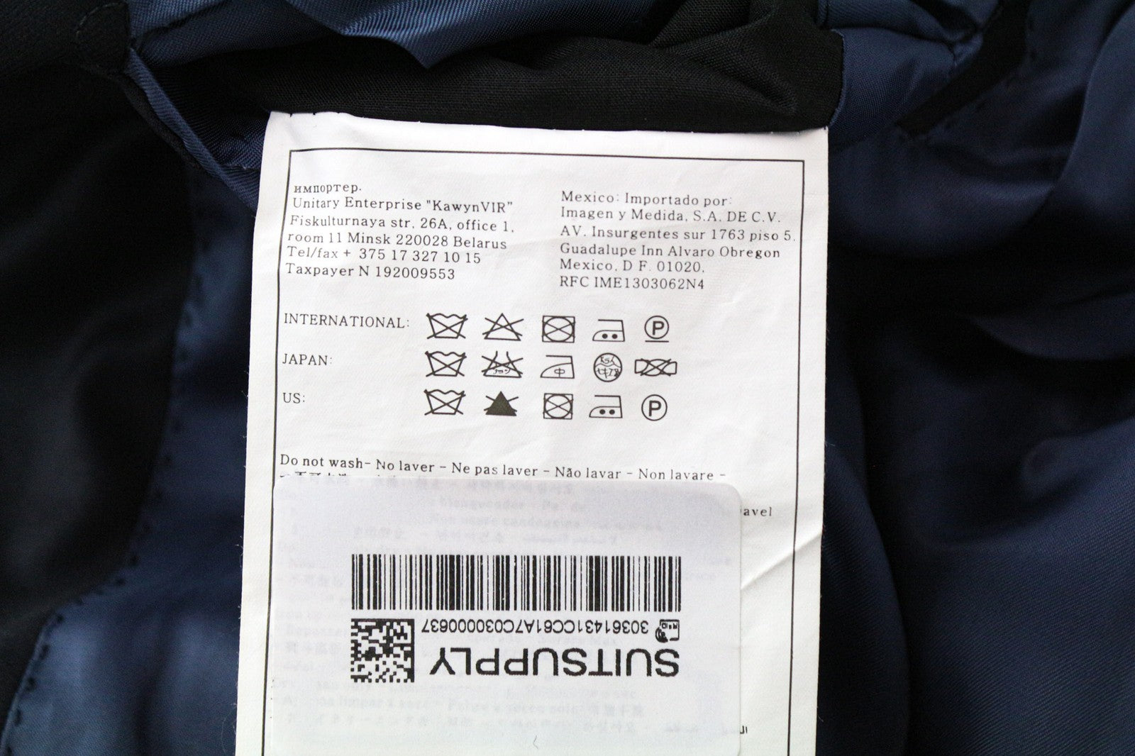 „SUITSUPPLY Havana Blueline“ vyriškas švarkas, UK36L, formalus mėlynas, vilnonis, vienaeilis 