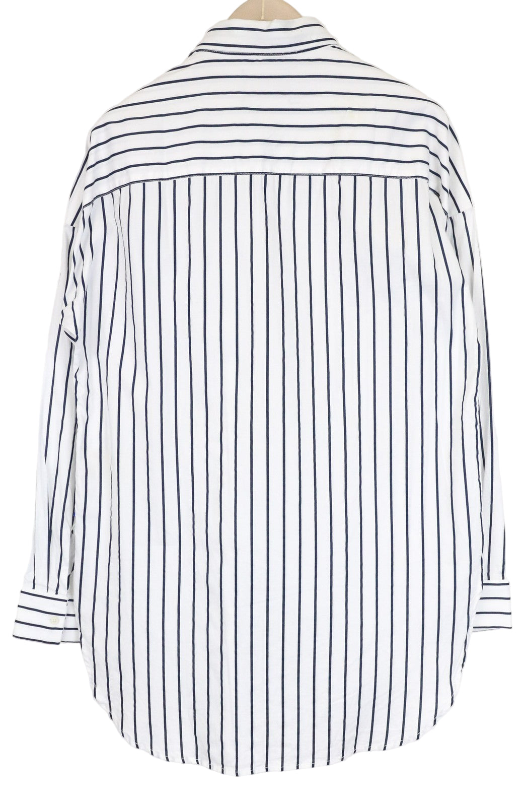 SCOTCH &amp; SODA Ams Couture vyriški marškinėliai M, balti, tamsiai mėlyni, dryžuoti, medvilniniai, ilgi marškinėliai 