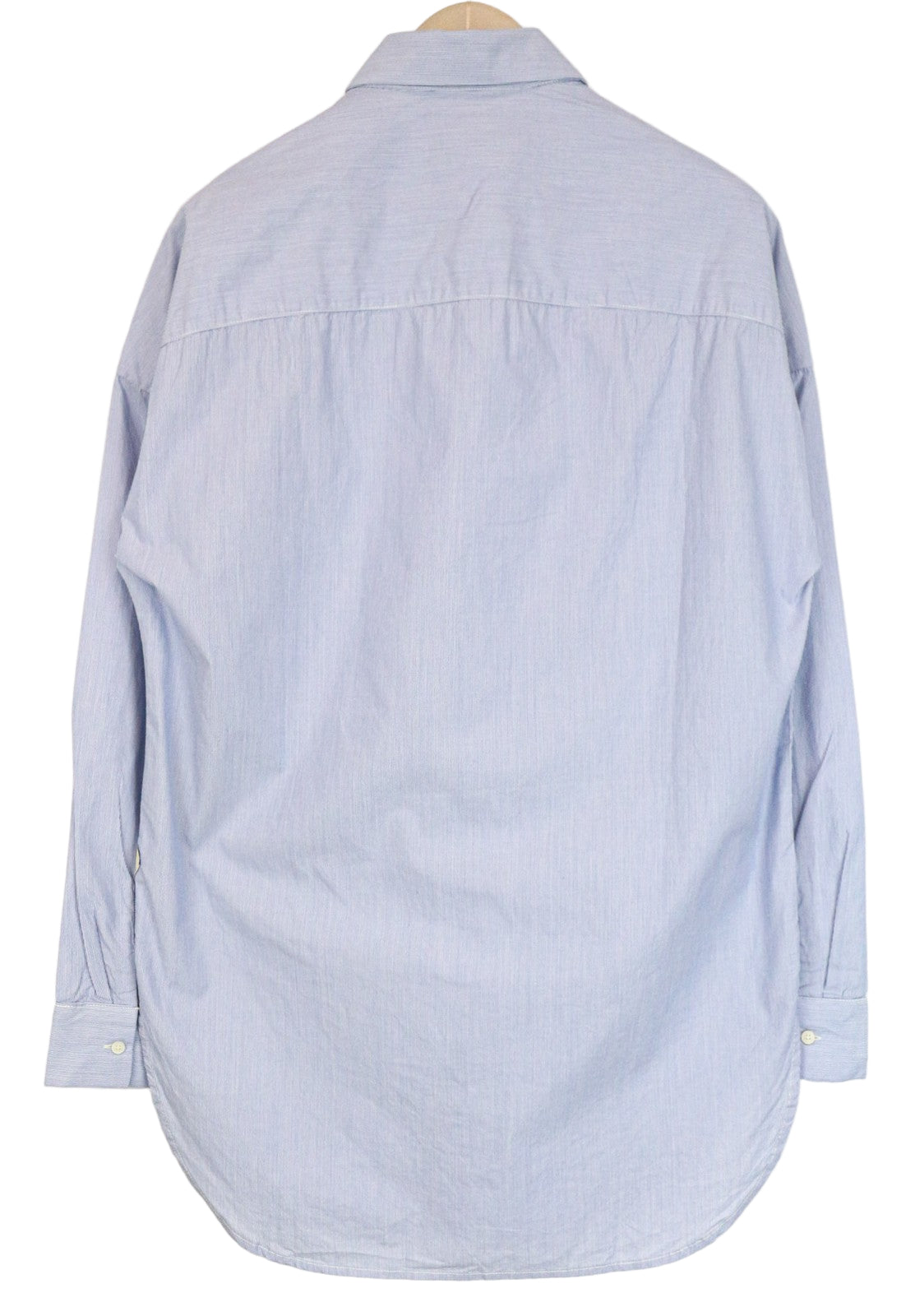 SCOTCH &amp; SODA Ams Couture vyriški marškinėliai M mėlyni dryžuoti grynos medvilnės ilgomis rankovėmis