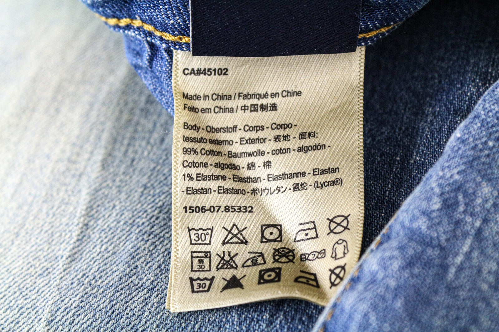 SCOTCH &amp; SODA Ralston vyriški džinsai W29/L34 mėlyni, ploni, skalbti, tamprūs medvilniniai džinsai 