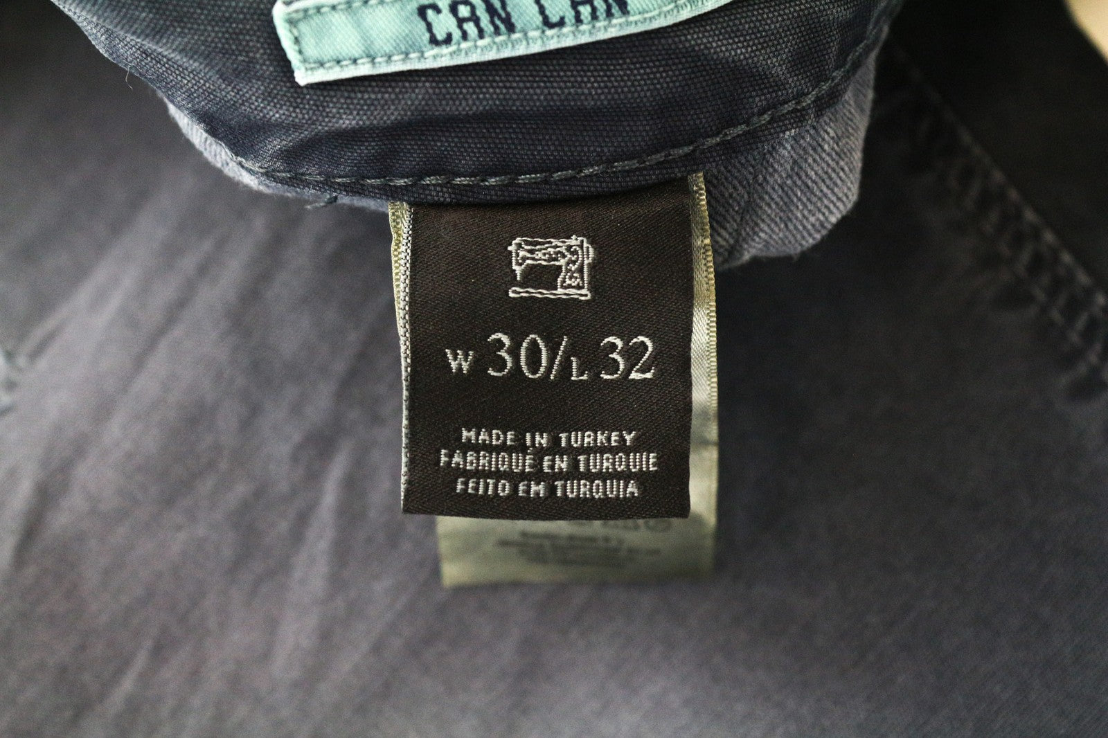 SCOTCH & SODA Warren Men's Trousers W30/L32 Blue Pure Cotton Slim Relaxed Wash