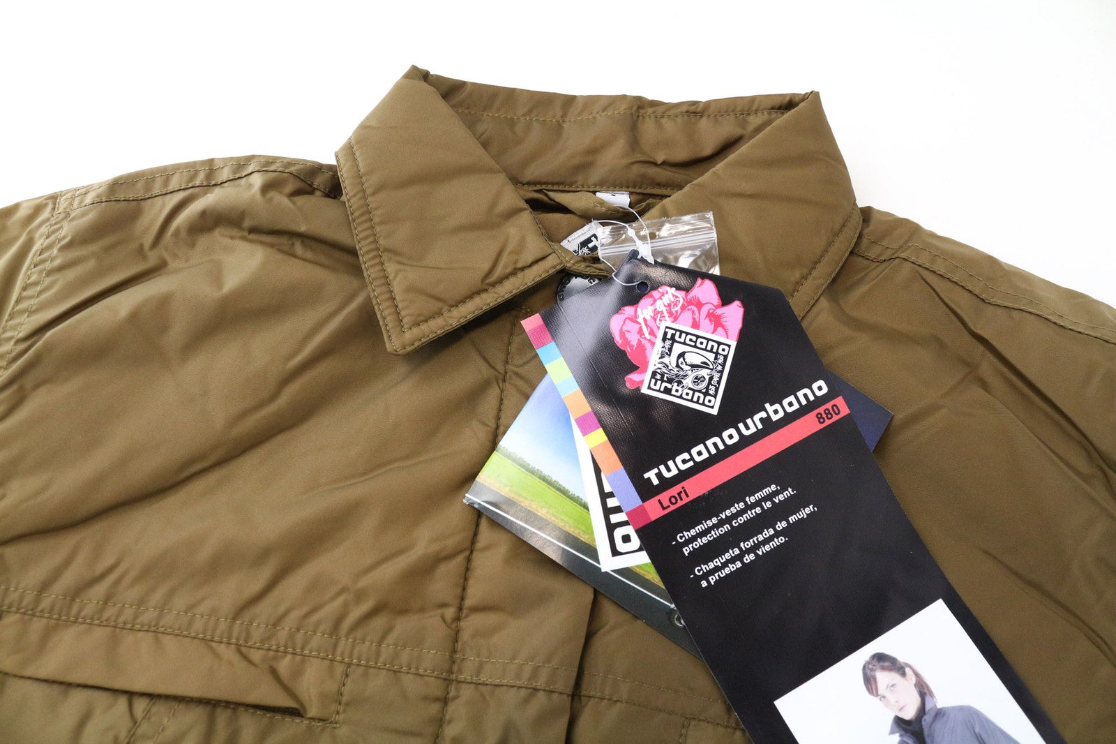 TUCANO URBANO Lori Women Jacket S Mid Brown Moto Windproof Breathable Style
