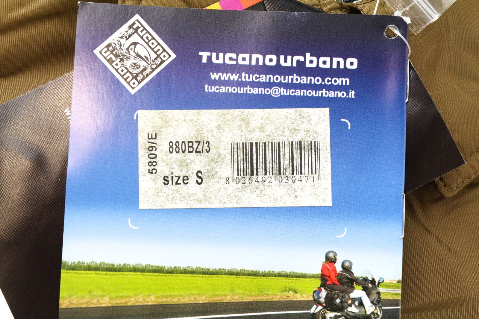 TUCANO URBANO Lori Women Jacket S Mid Brown Moto Windproof Breathable Style