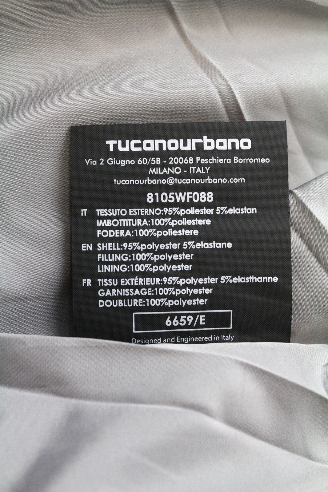 TUCANO URBANO Wilma moteriška striukė, pilka, moto striukė, atspari vandeniui, užtrauktukas, termo pamušalas 