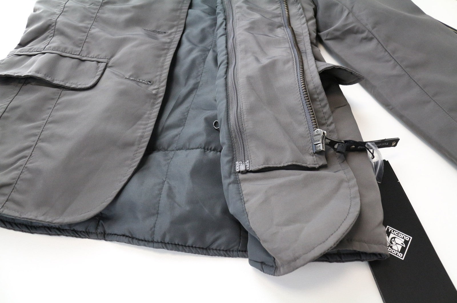 TUCANO URBANO Freccia moteriška striukė 2XS pilka, neperpučiama, motocikliška, vieneilė 