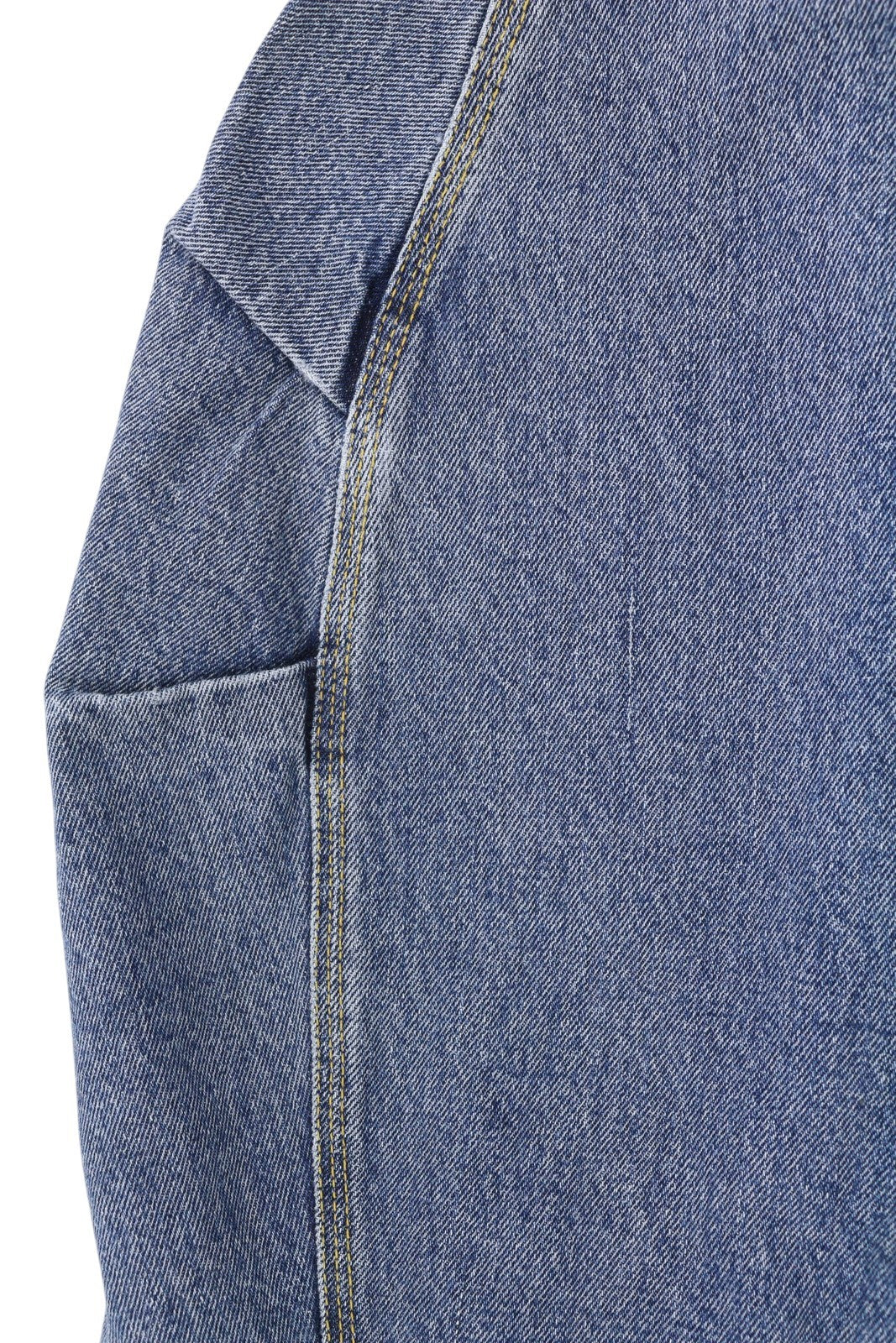 THE ATTICO Women Jacket 38 Blue Faded Denim Bomber Hooded Oversized RRP1550