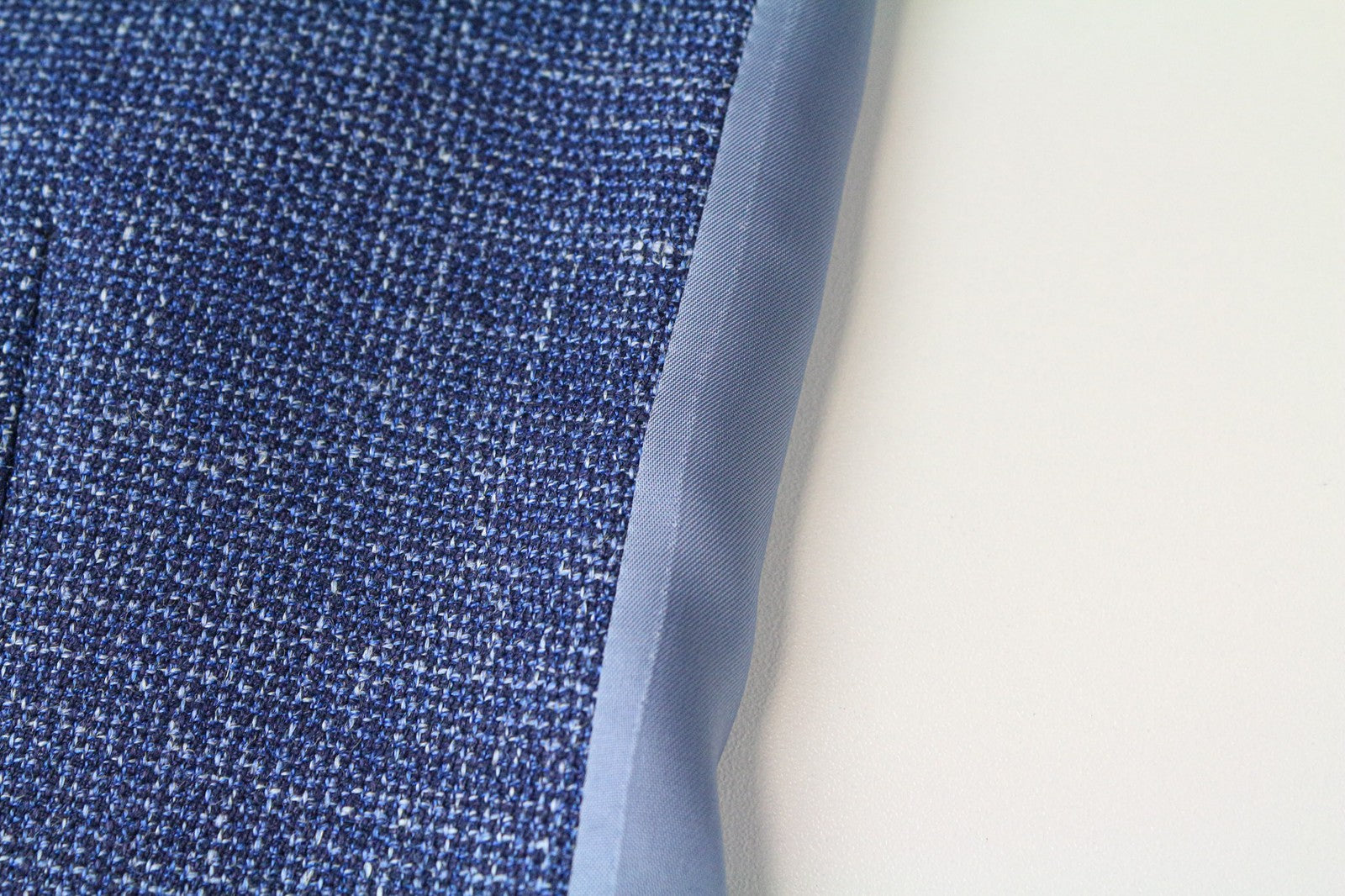 SUITSUPPLY Ferrara vyriška liemenė UK30R mėlyna vilna linas šilkinė plona liemenė 