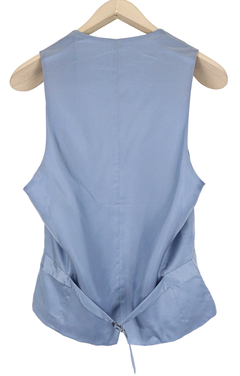 SUITSUPPLY Ferrara vyriška liemenė UK30R mėlyna vilna linas šilkinė plona liemenė 