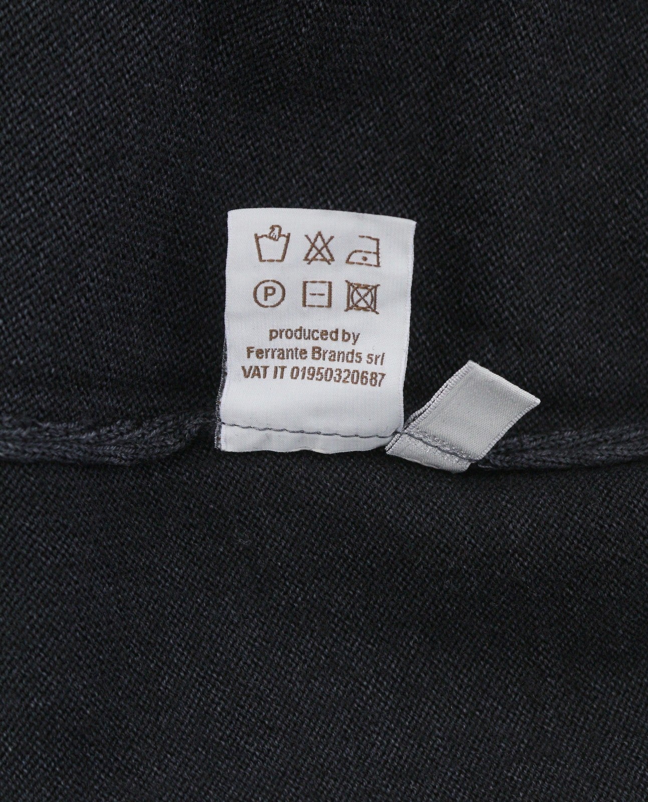 FILIPPO DE LAURENTIIS Men Jumper IT54 XL Black Melange Extrafine Merino Wool