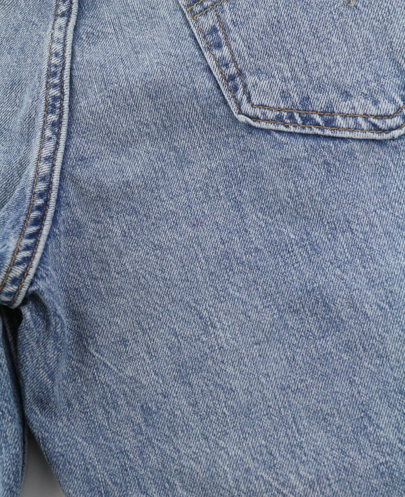 LEVI'S 568 Loose Straight Men Jeans W30/L34 Blue Faded Whiskers Linen Blend