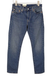 LEVI'S 511 Slim Men Jeans W29/L32 Blue Whiskers Faded Big E Premium