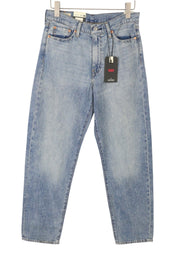 LEVI'S 568 Loose Straight Men Jeans W30/L34 Blue Whiskers Faded Linen Blend