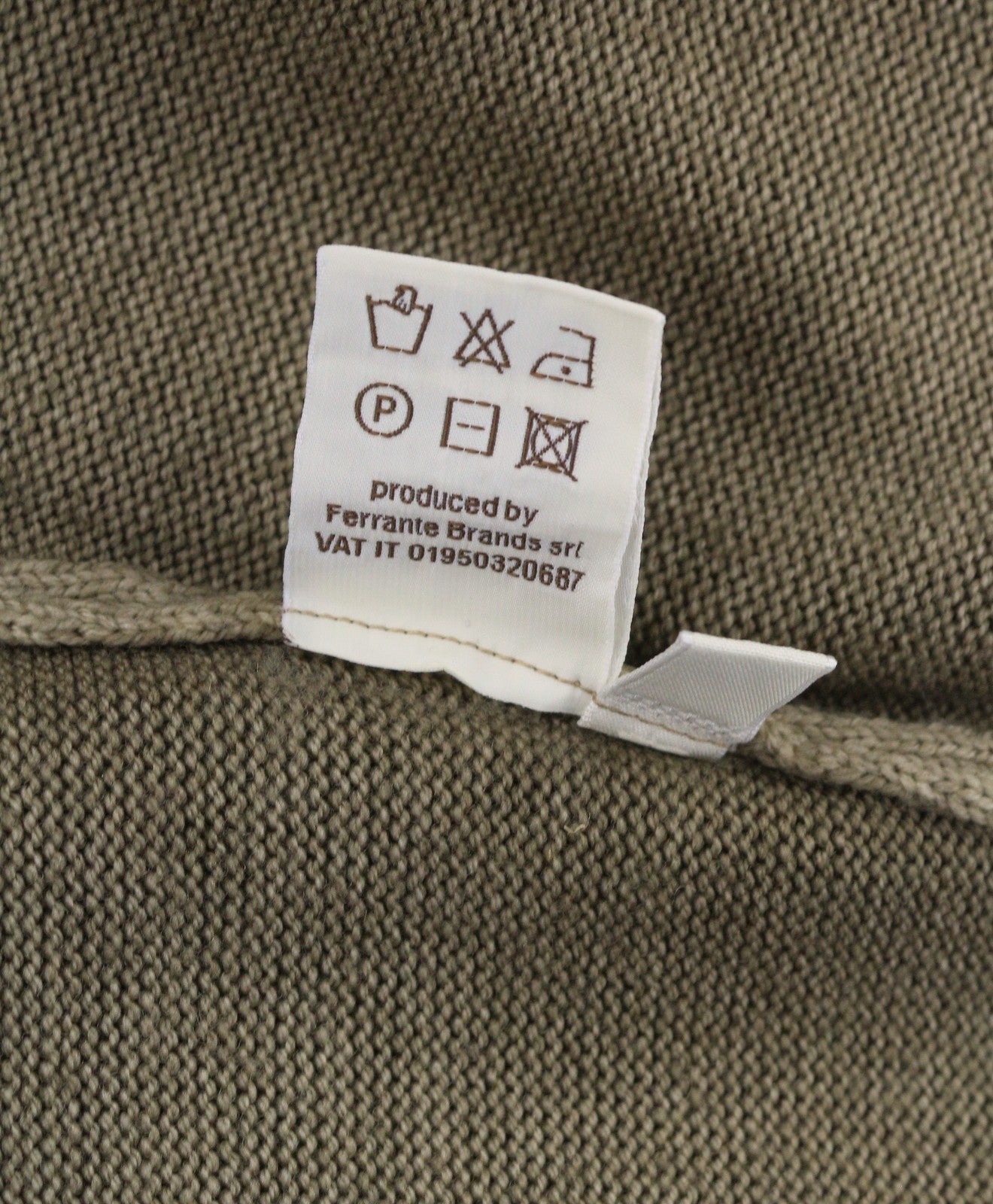 FILIPPO DE LAURENTIIS Men Jumper IT60 3XL Brown Melange Merino Wool Pull On