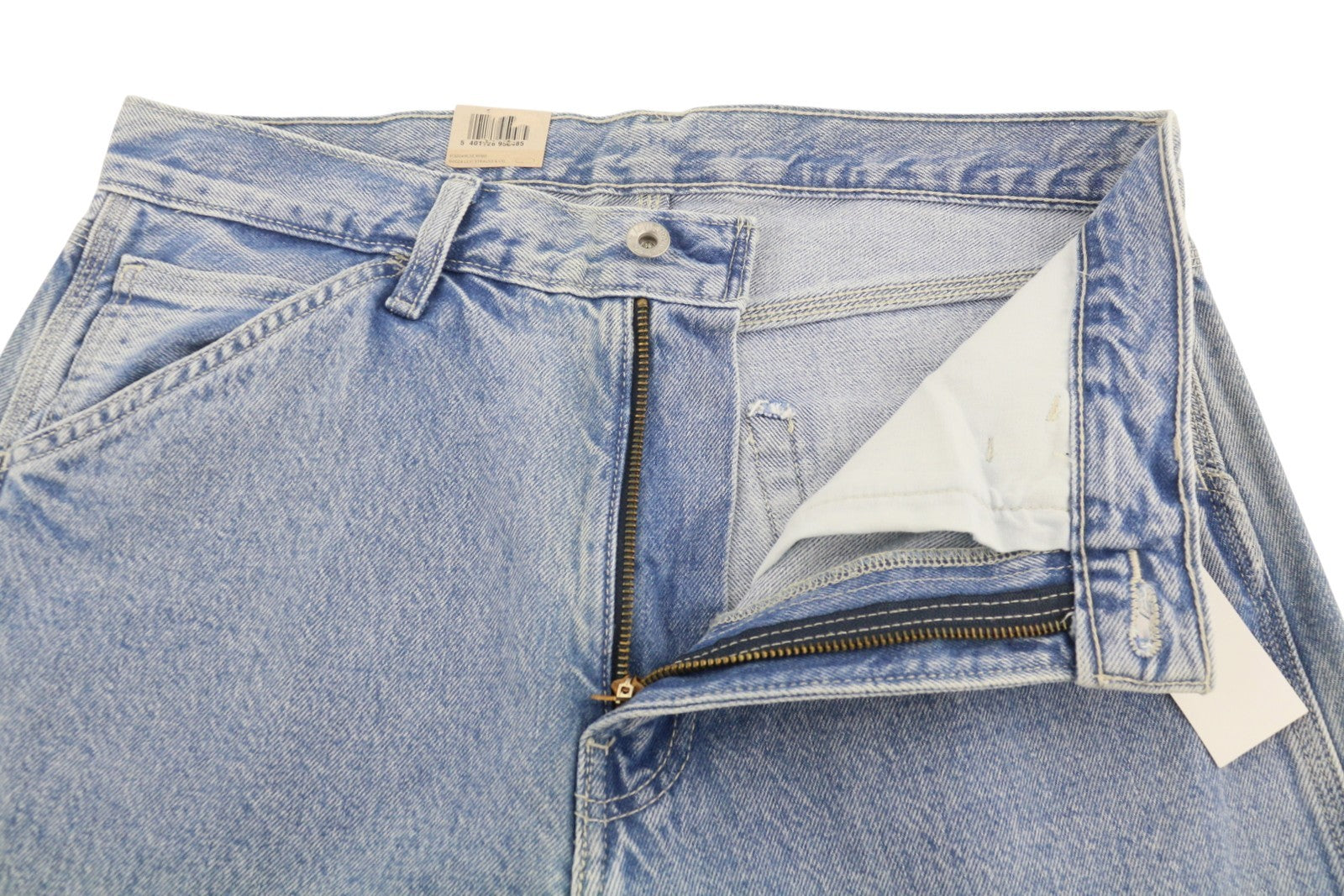 LEVI'S 568 Loose Straight Carpenter Men Jeans W31/L32 Blue Workwear Denim