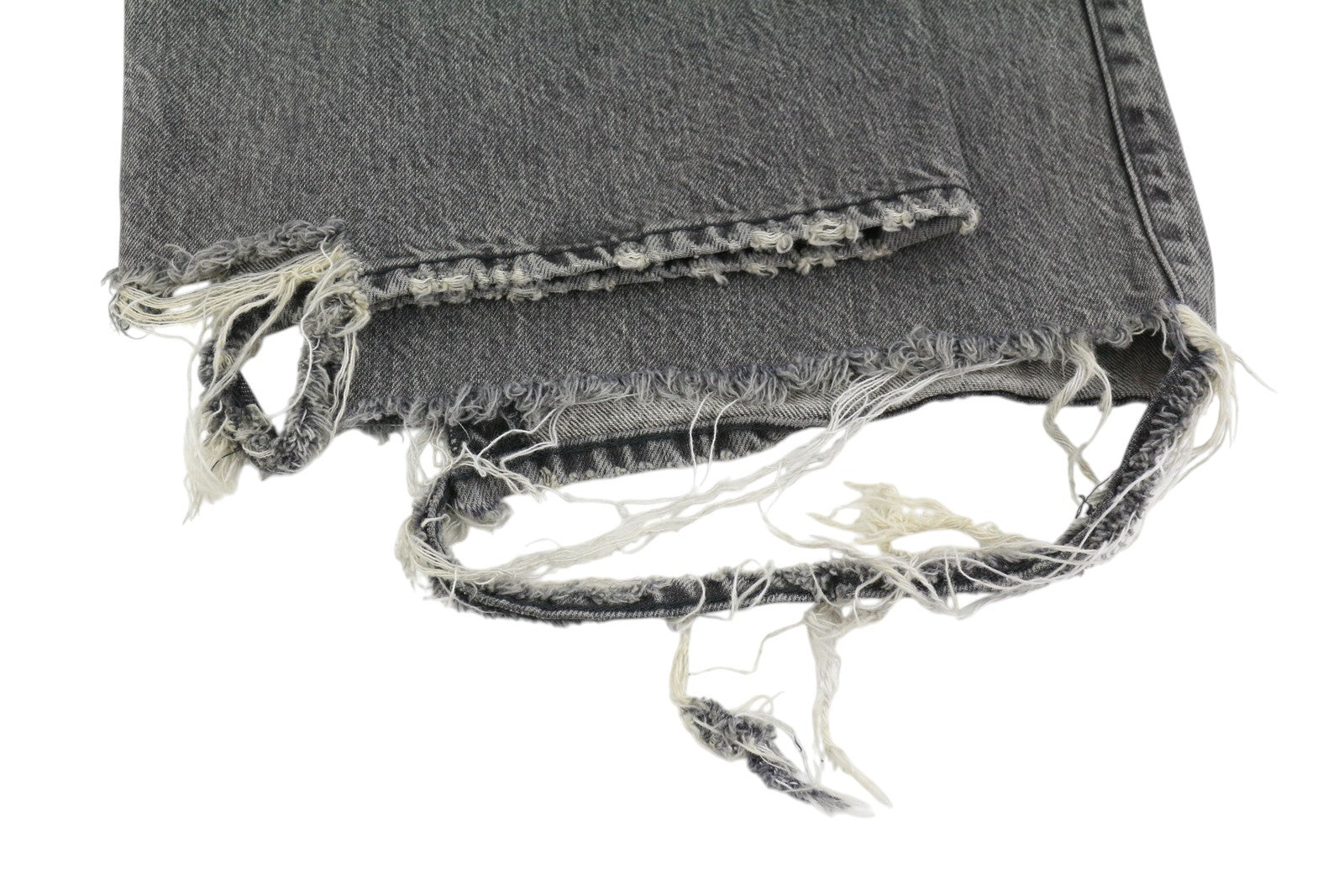 R13 D'Arcy Loose Women Jeans 25 Leyton Black Faded Distress Wide PF26 RRP700
