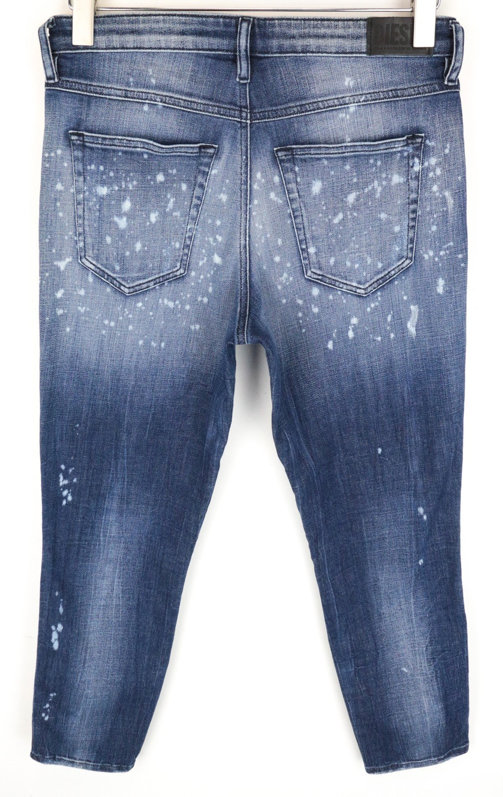 DIESEL Babhila 0091Y Women Jeans W29/L30 Blue Slim Skinny Washed Cotton Stretch