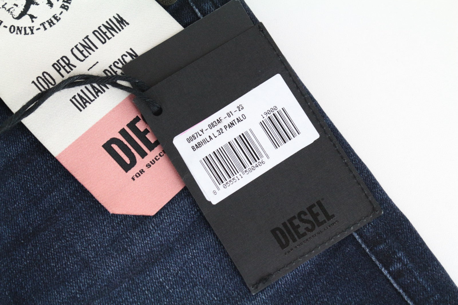 DIESEL Babhila 083AF Women Jeans W23/L32 Blue Slim Skinny Girls Cotton Stretch