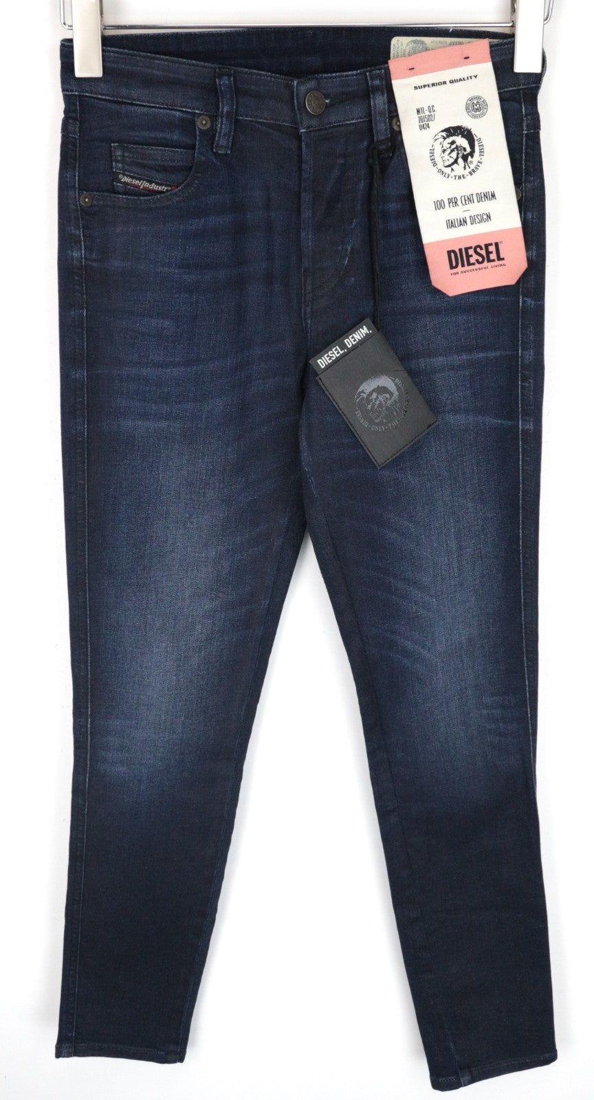 DIESEL Babhila 083AF Women Jeans W23/L32 Blue Slim Skinny Girls Cotton Stretch