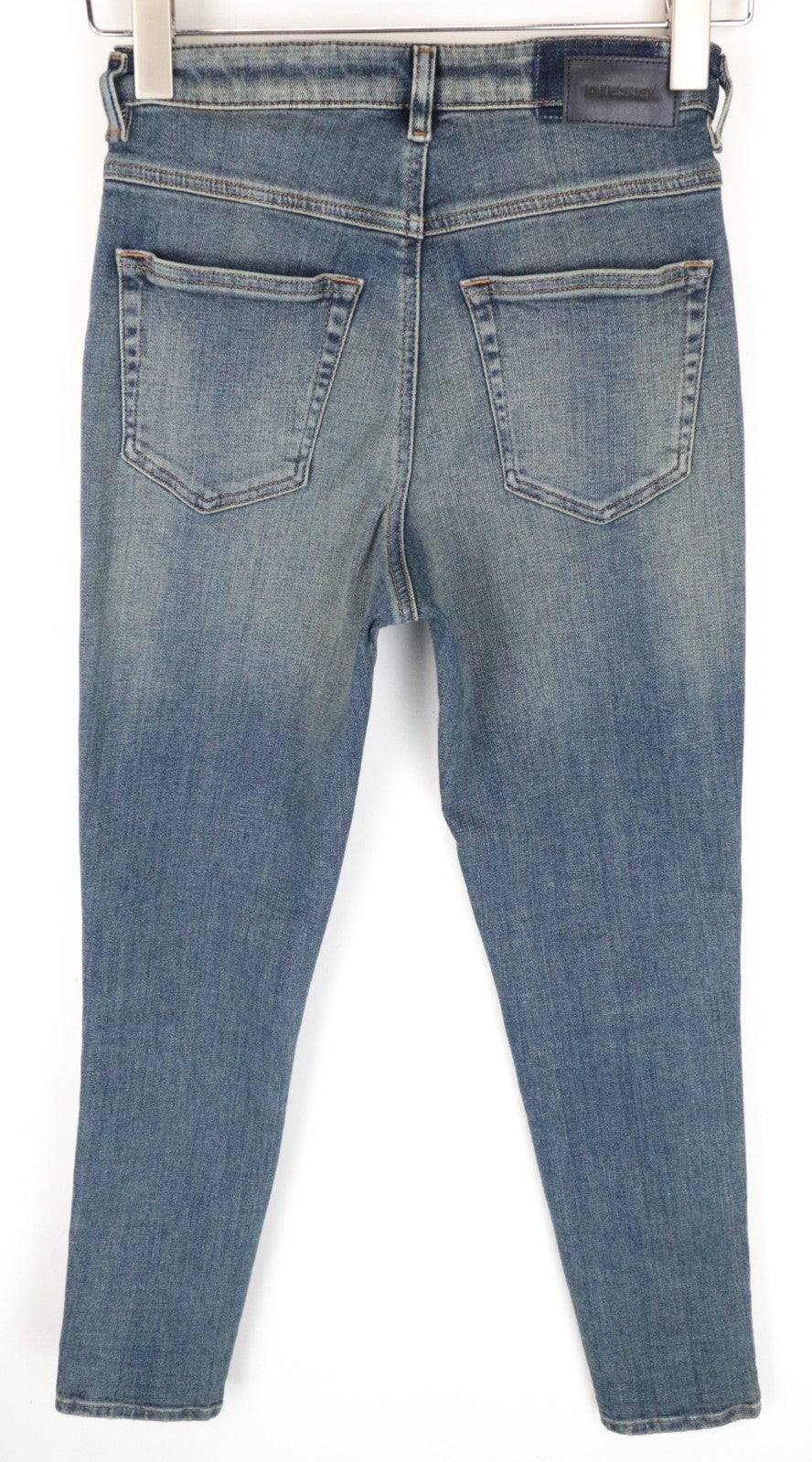 DIESEL Babhila-High 086AU Women Jeans W25/L32 Blue Slim Skinny Fit Stretch