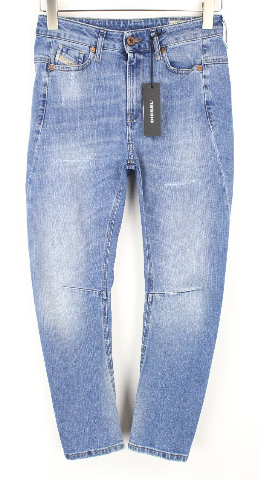 DIESEL Fayza-XP R9YD6 Women Jeans W23/L30 Boyfriend Blue Cotton Stretch Girls