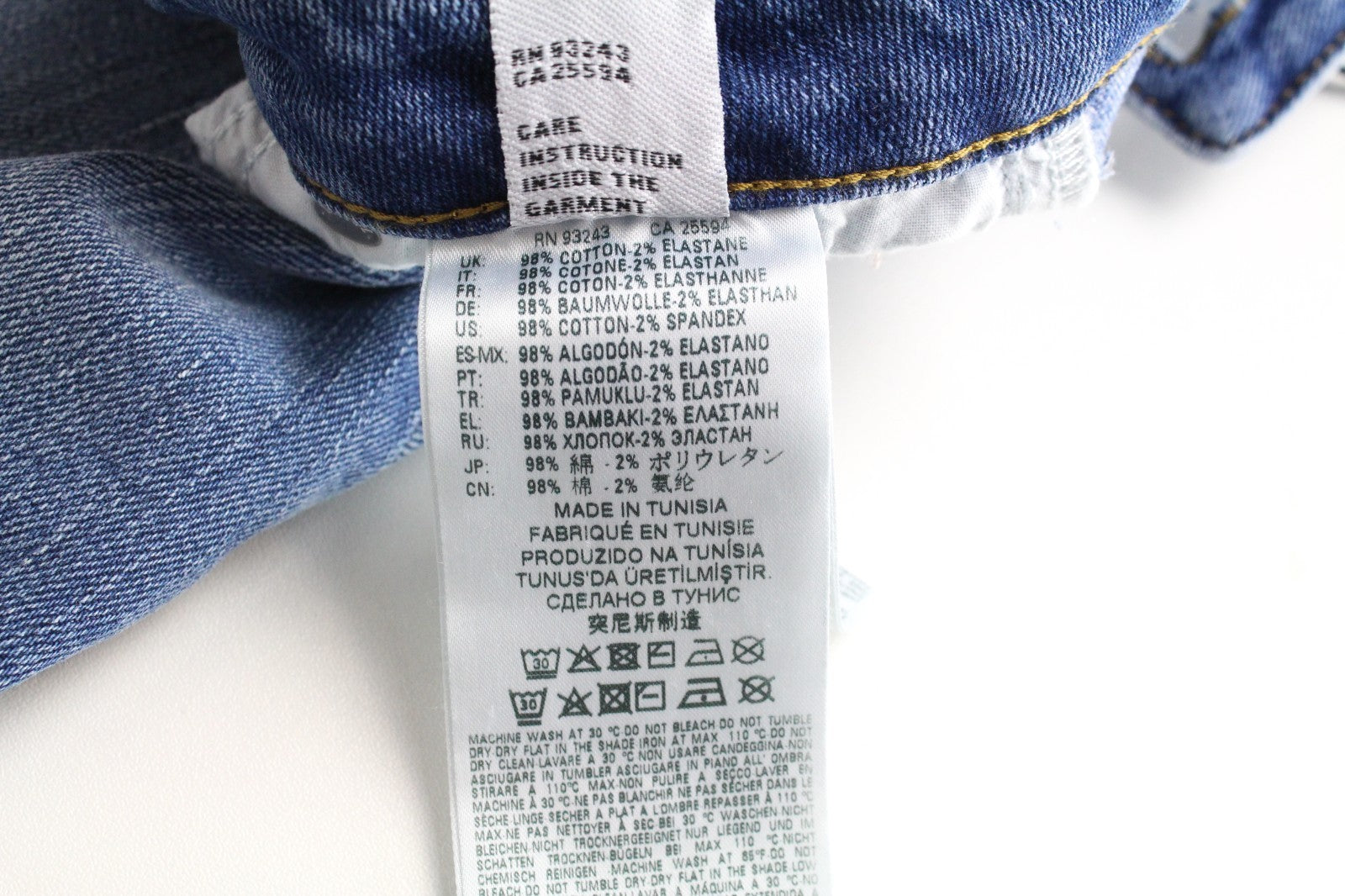 DIESEL Fayza-XP R9YD6 Women Jeans W23/L30 Boyfriend Blue Cotton Stretch Girls