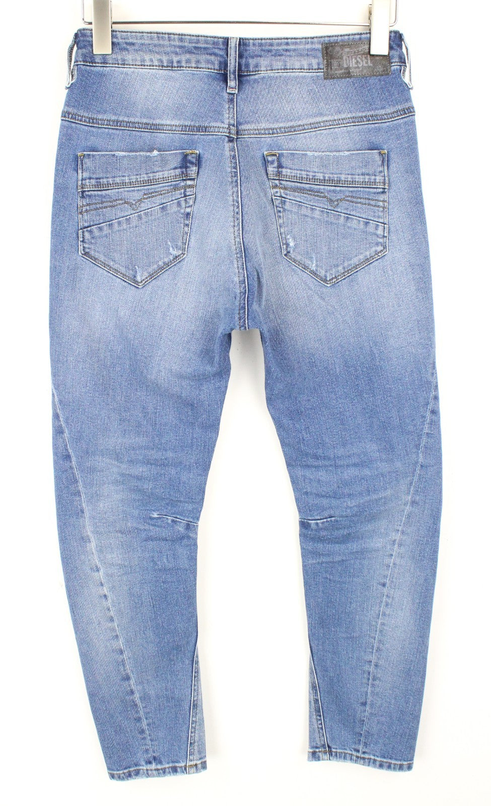 DIESEL Fayza-XP R9YD6 Women Jeans W25/L30 Boyfriend Blue Cotton Stretch Denim