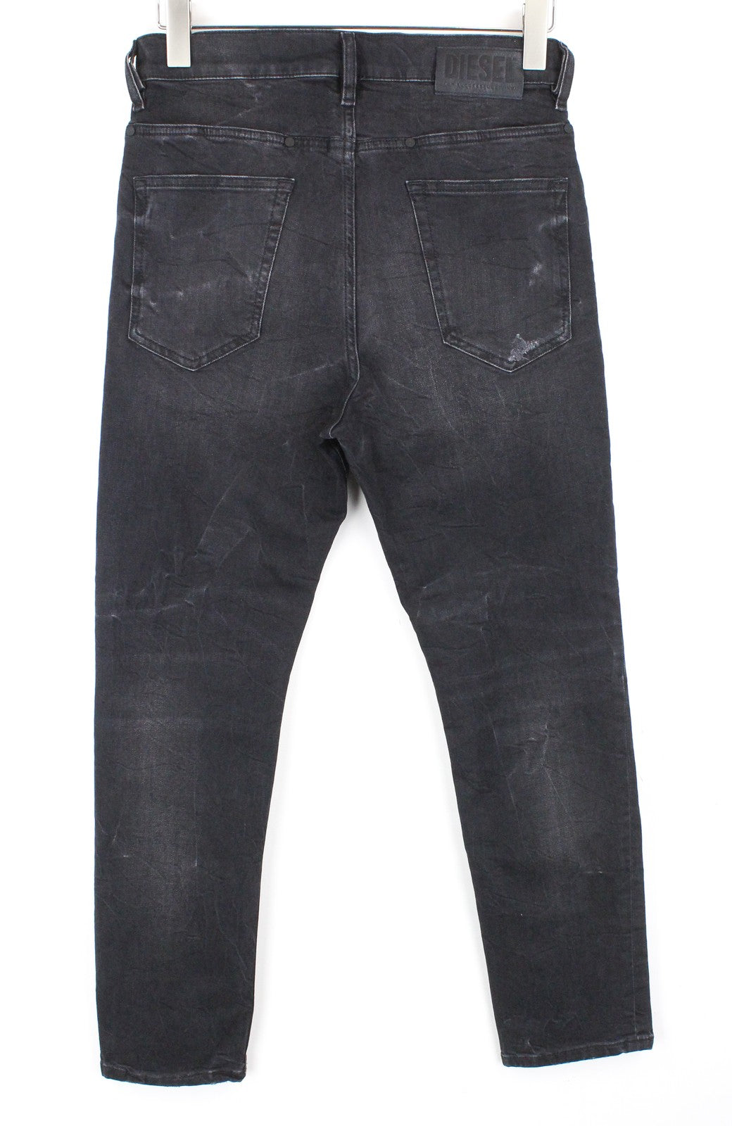 DIESEL D-Eetar 069DV Men Jeans W28/L32 Taper Fit Wash Cotton Stretch Grey