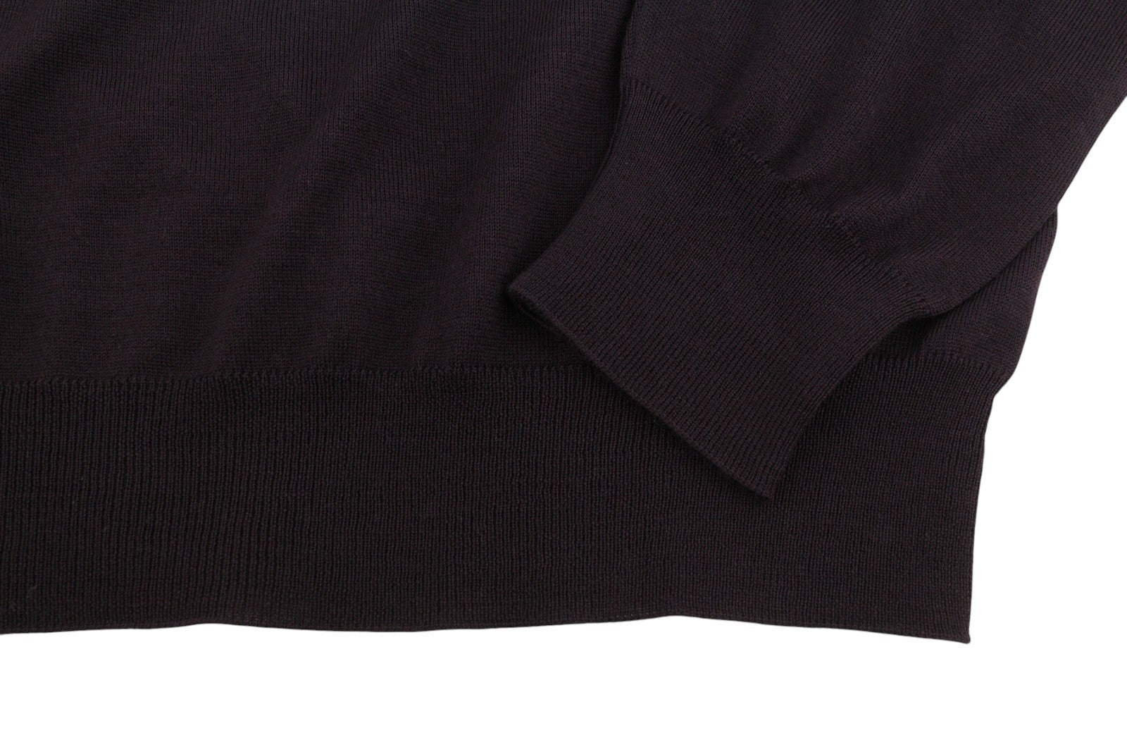 FILIPPO DE LAURENTIIS Men Jumper IT58 2XL Brown Superfine 120s Merino Wool Knit