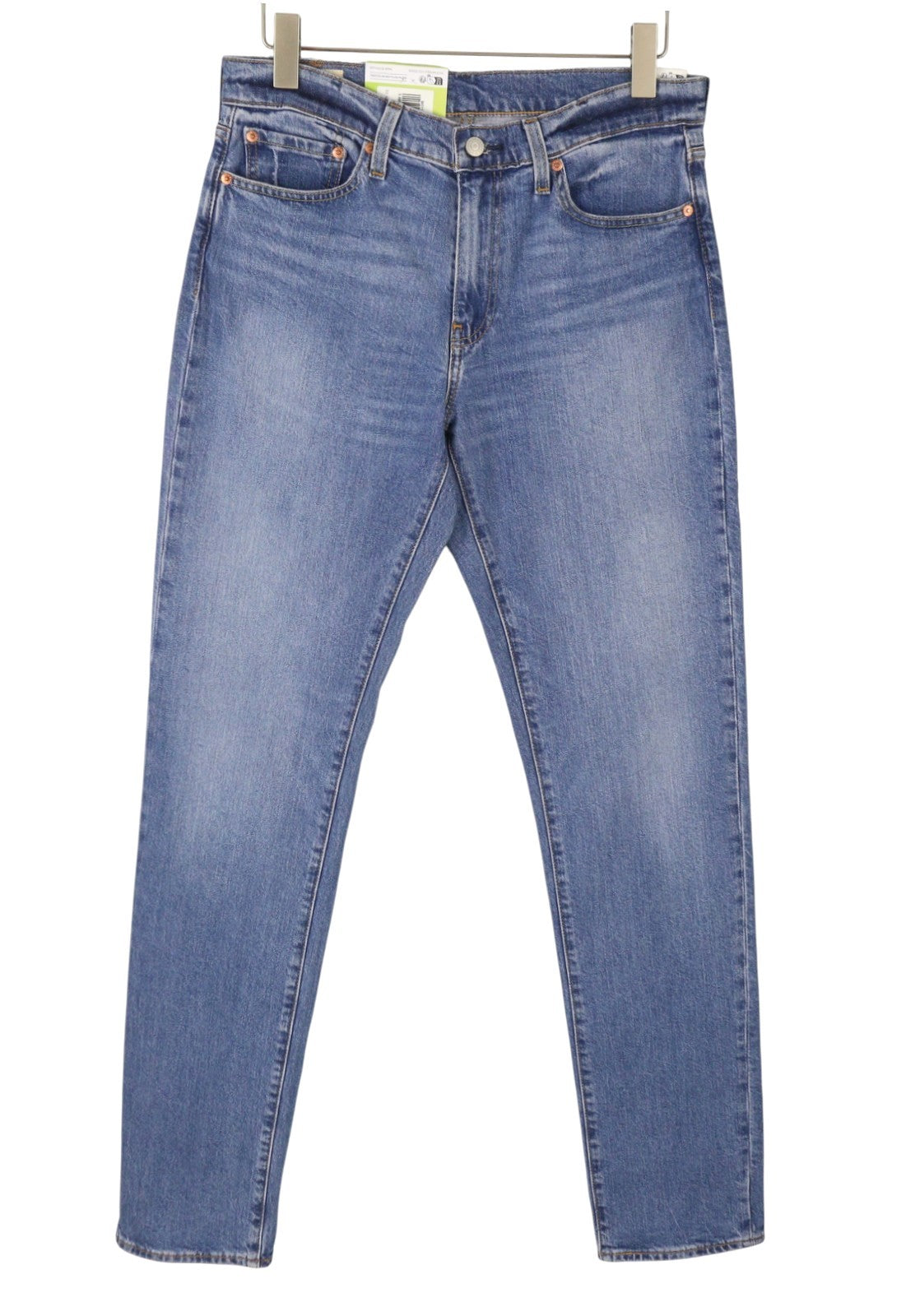 LEVI'S 511 Slim Men Jeans W33/L36 Blue Whiskers Faded Flex Premium Big E