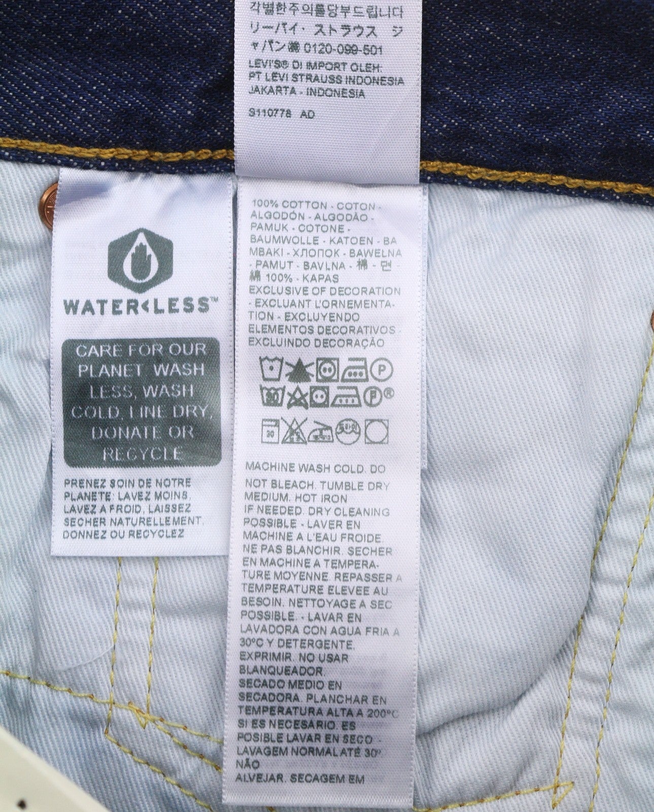 LEVI'S 501 '54 Men Jeans W31/L32 Dark Blue Straight Fit Premium Big E