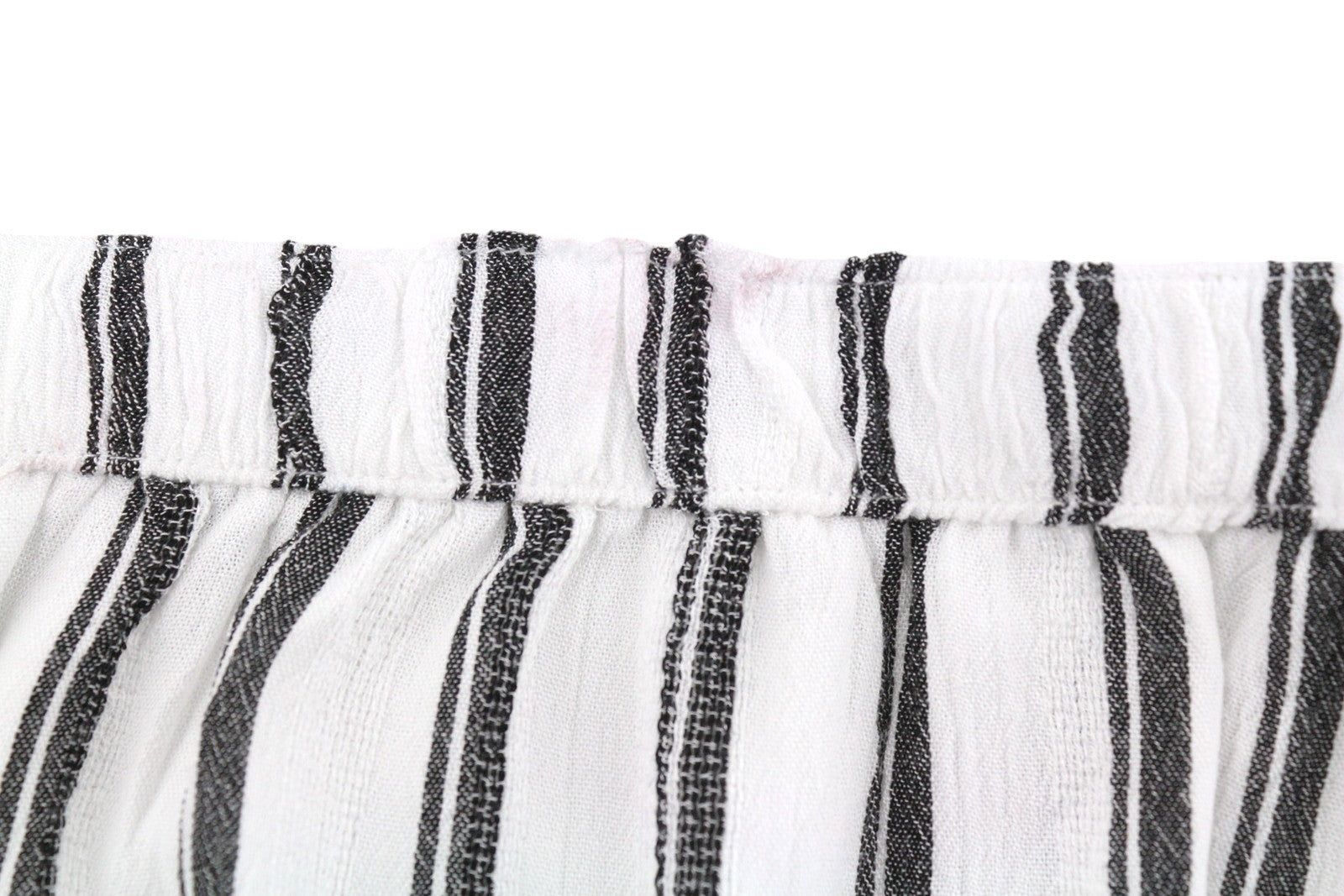 AMERICAN EAGLE OUTFITTERS Women Skirt M White Striped Buttoned Midi