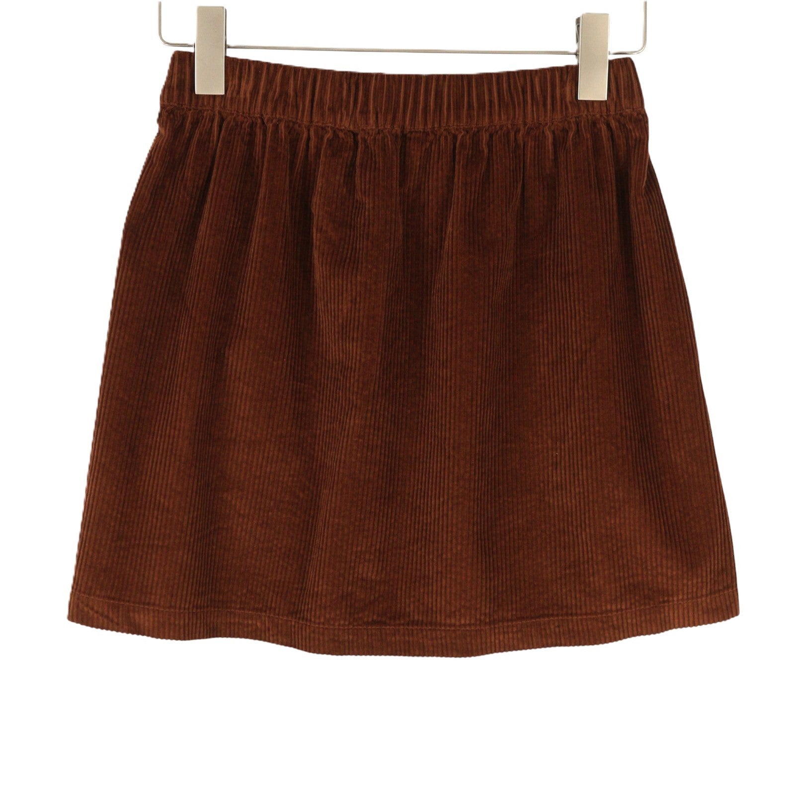 AMERICAN EAGLE OUTFITTERS Women Skirt M Brown Corduroy Elastic Waist Mini